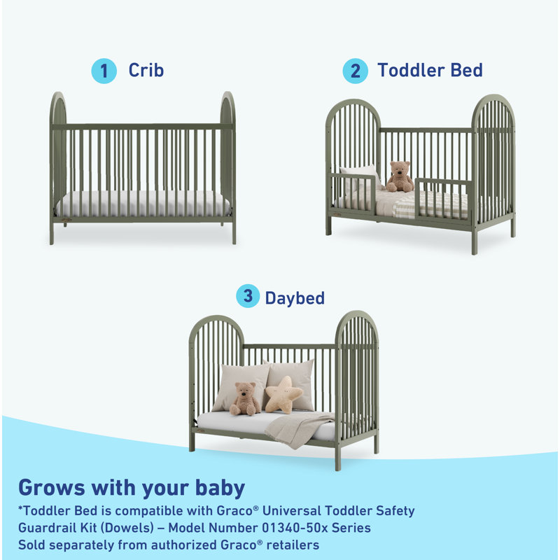 Graco Olivia 3 In 1 Convertible Crib Reviews Wayfair Canada